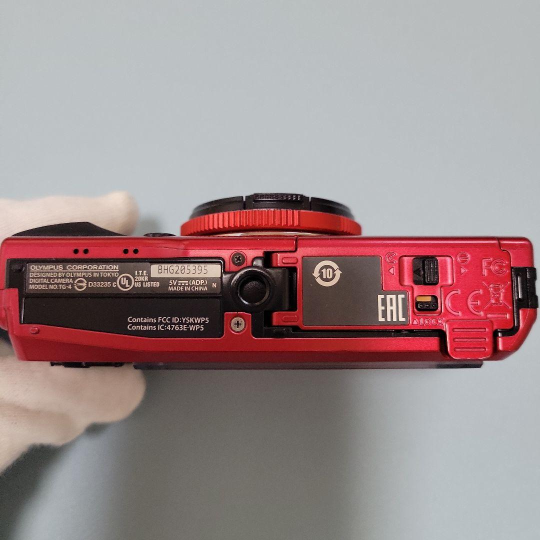 OLYMPUS Tough レッド コンパクトデジタルカメラ　本体のみ動作未確認