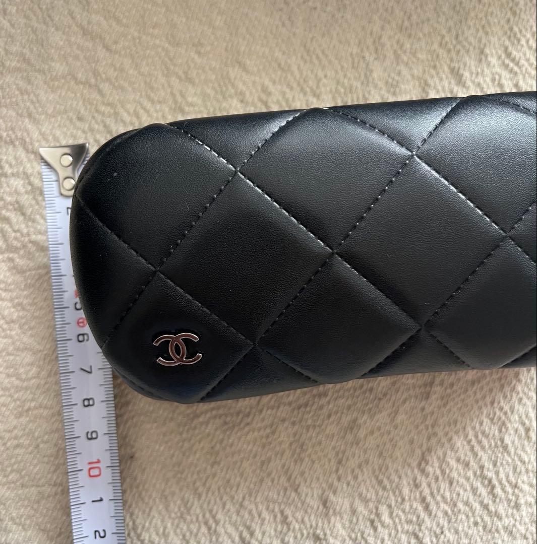 CHANEL ブラック メガネケース