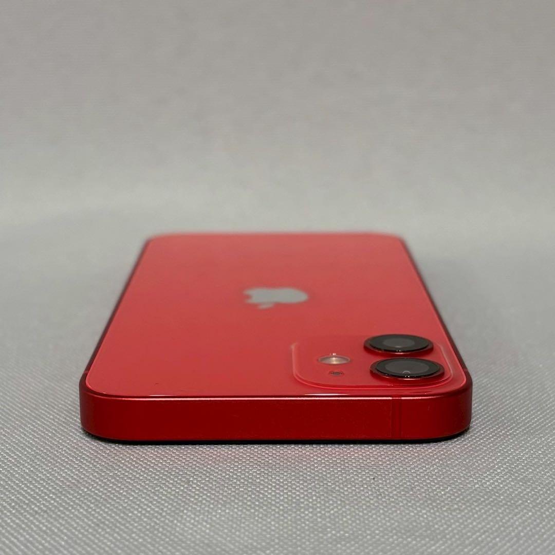 『美品』iPhone 12 mini 64GB レッド　新品バッテリー　動作良好