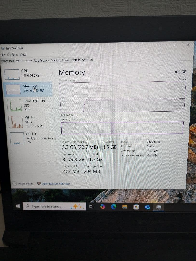 Windowsノート本体 dynabook S73/DP Core i5 -8250U 8GB/256GB