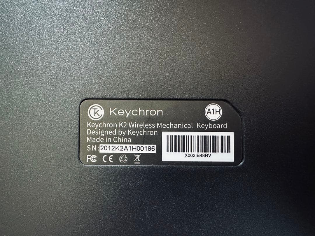 赤軸 Keychron K2キークロン メカニカルキーボード US配列