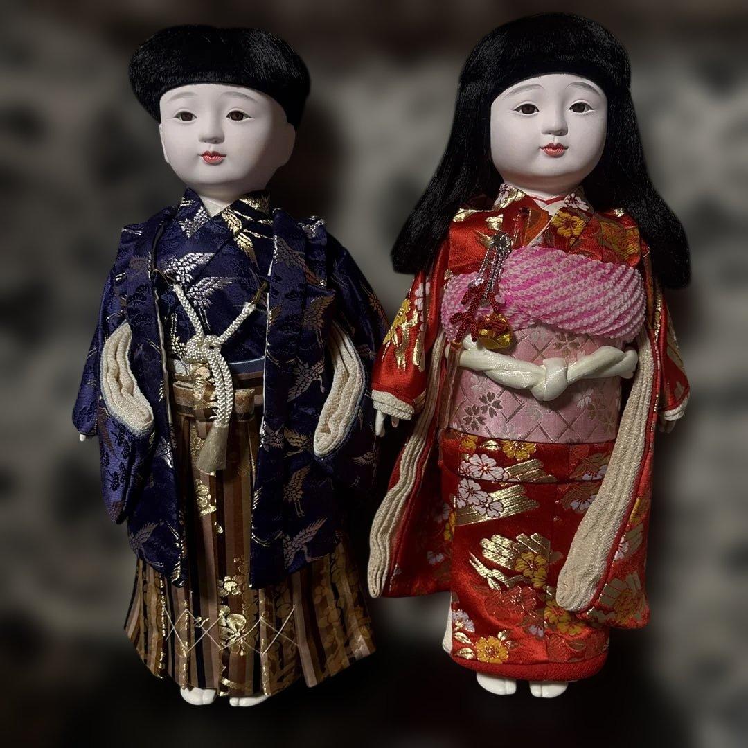 市松人形ペア