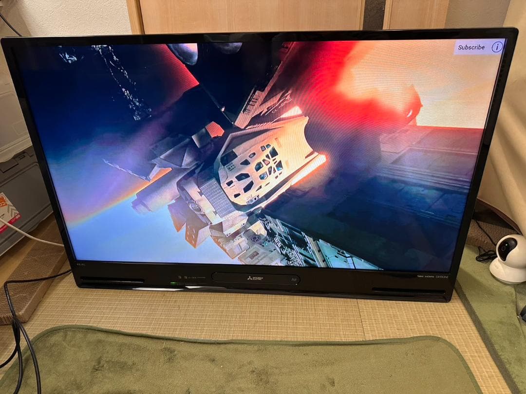 三菱 40型 テレビ Blu-ray HDD内蔵 LCD-A40BHR10 美品