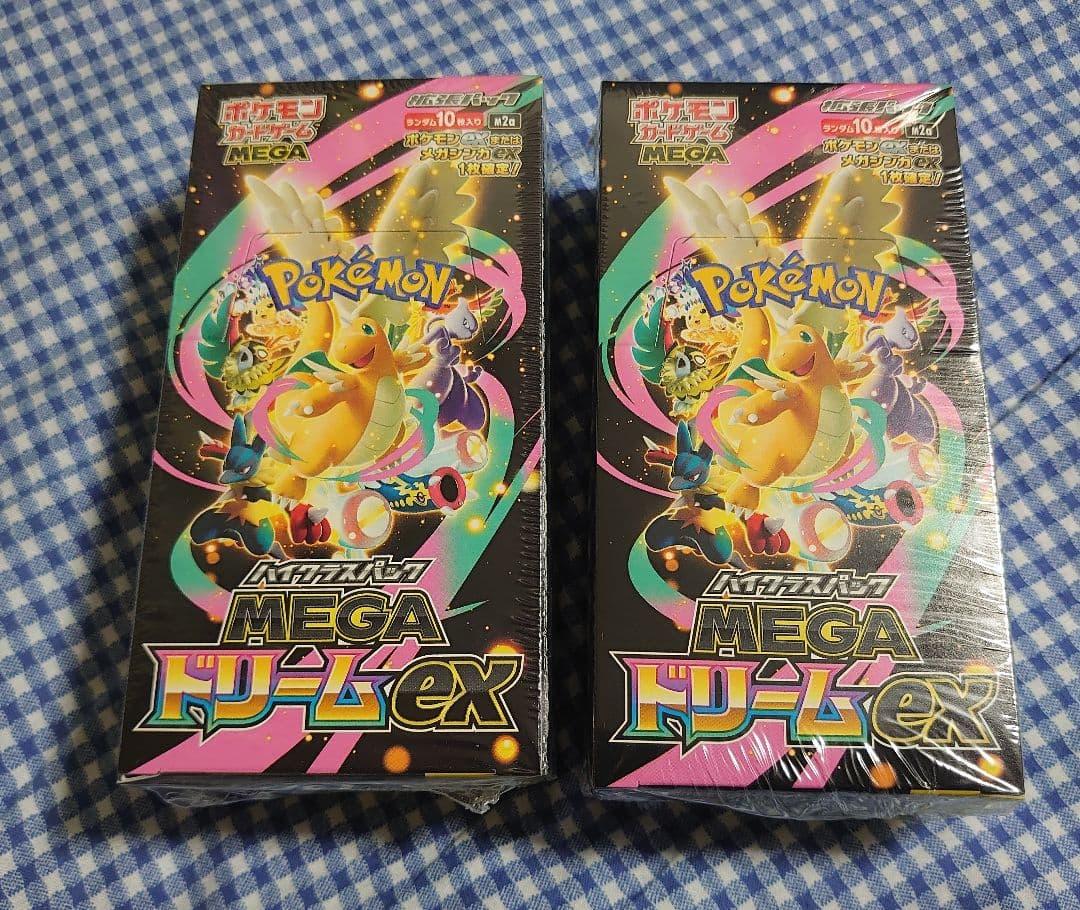 ☆新品シュリンク付き！2BOX！ポケモンカード MEGAドリームex