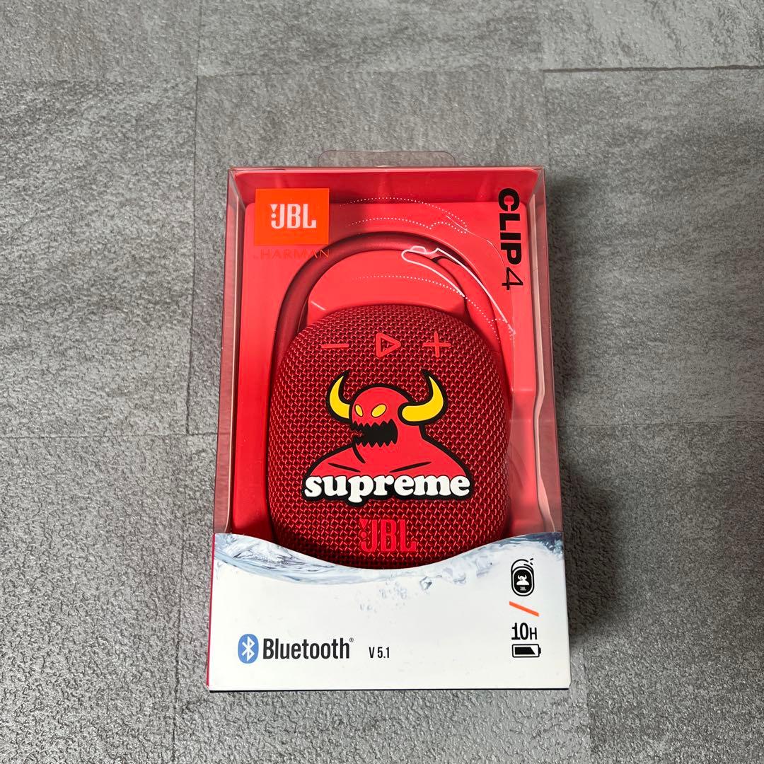 スピーカー・ウーファー Supreme x Toy Machine JBL Clip \"Red\"