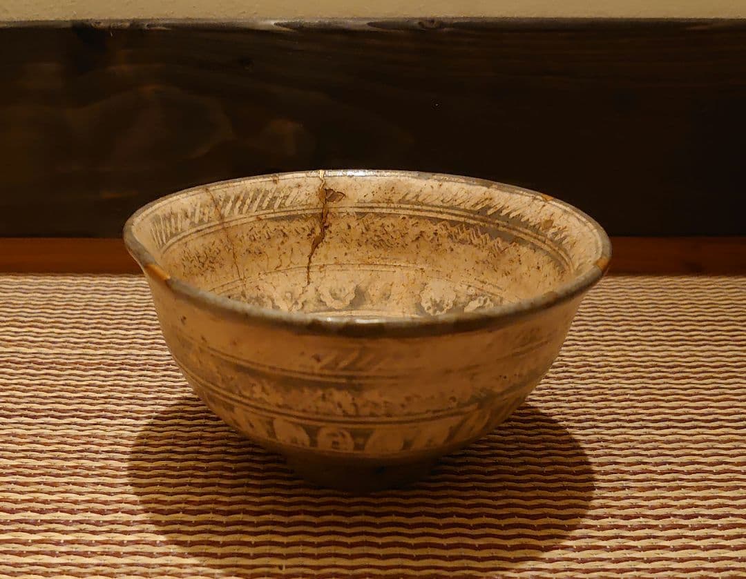 三島茶碗　抹茶碗