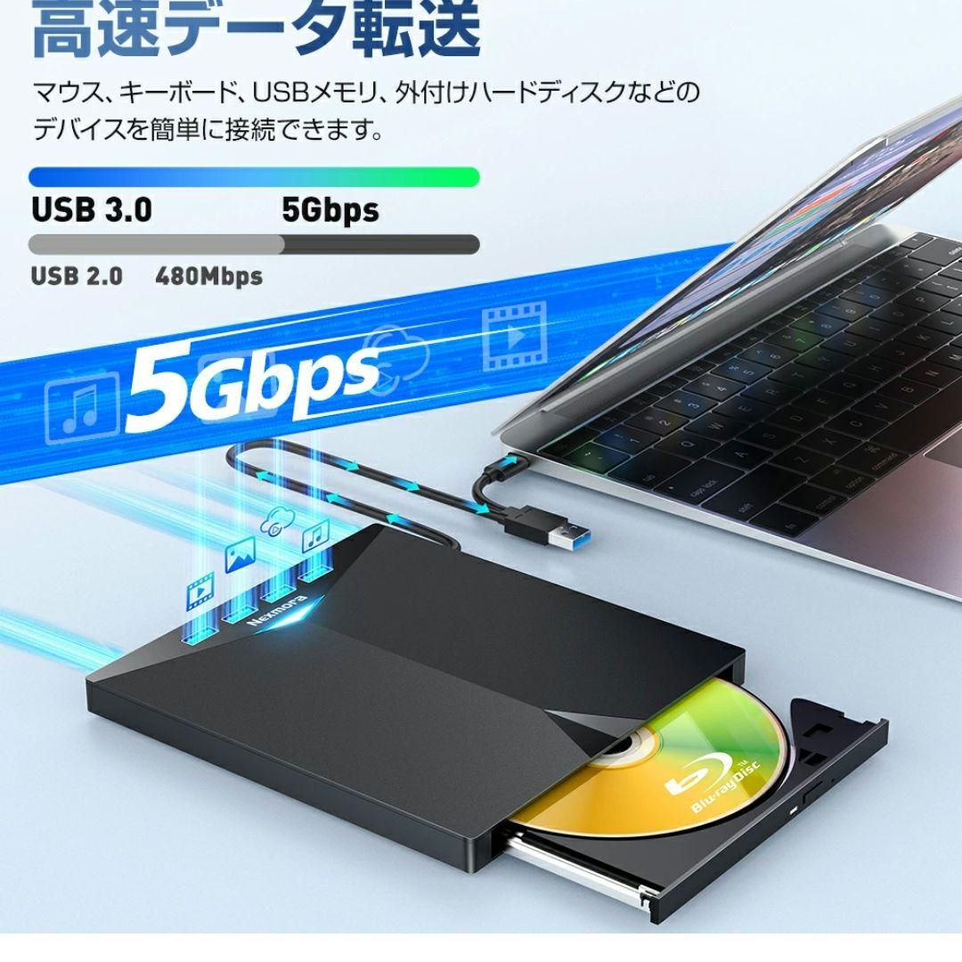 3Dブルーレイディスクドライブ USB 3.0