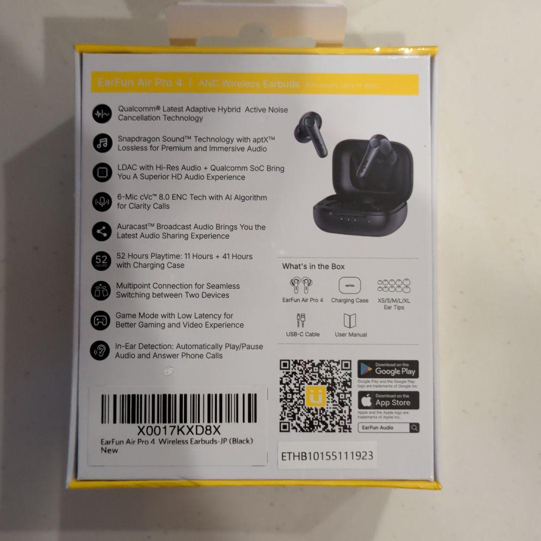 EarFun Air Pro 4 ワイヤレスイヤホン