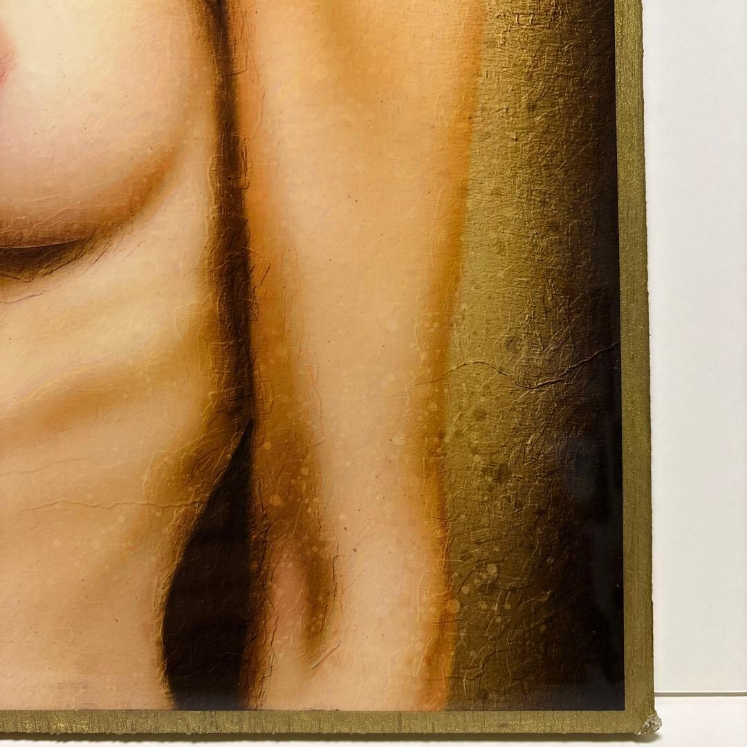 【板材に映し出された油絵風アート作品・裸婦画・人物画】リアルな女性のヌード肖像画
