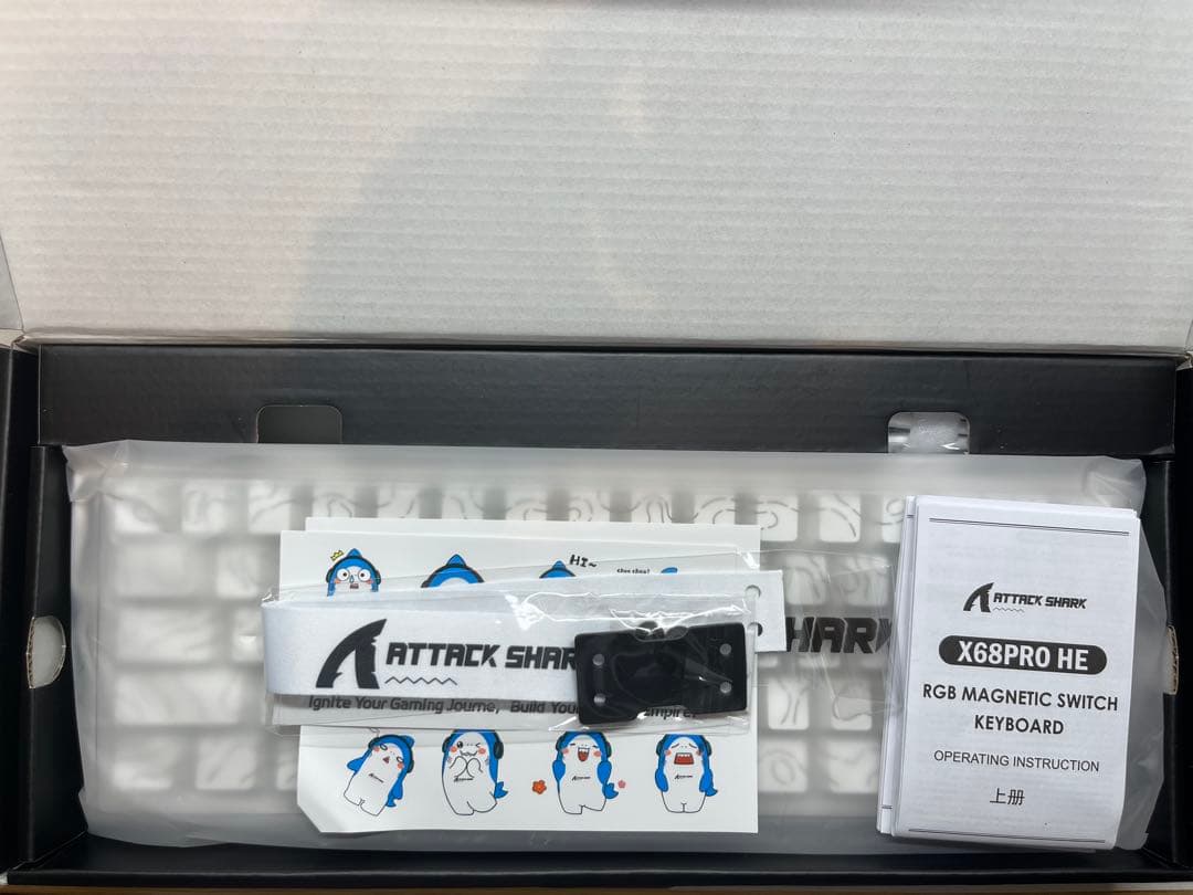 ATTACK SHARK X68PRO HE 66キー メカニカルキーボード