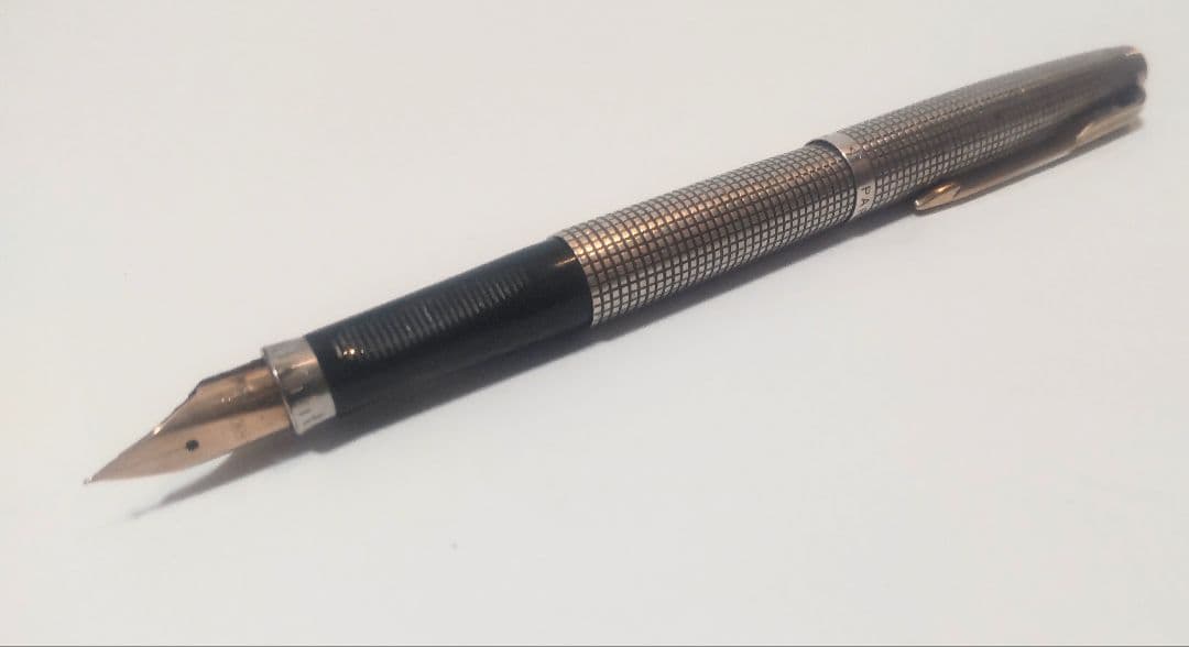 Parker75 Ciselé 万年筆スターリングシルバー925 14K USA
