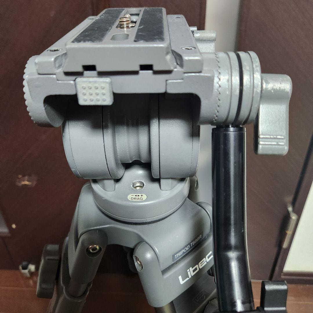 【現状品】Libec H50 DV 雲台 T68BR 三脚