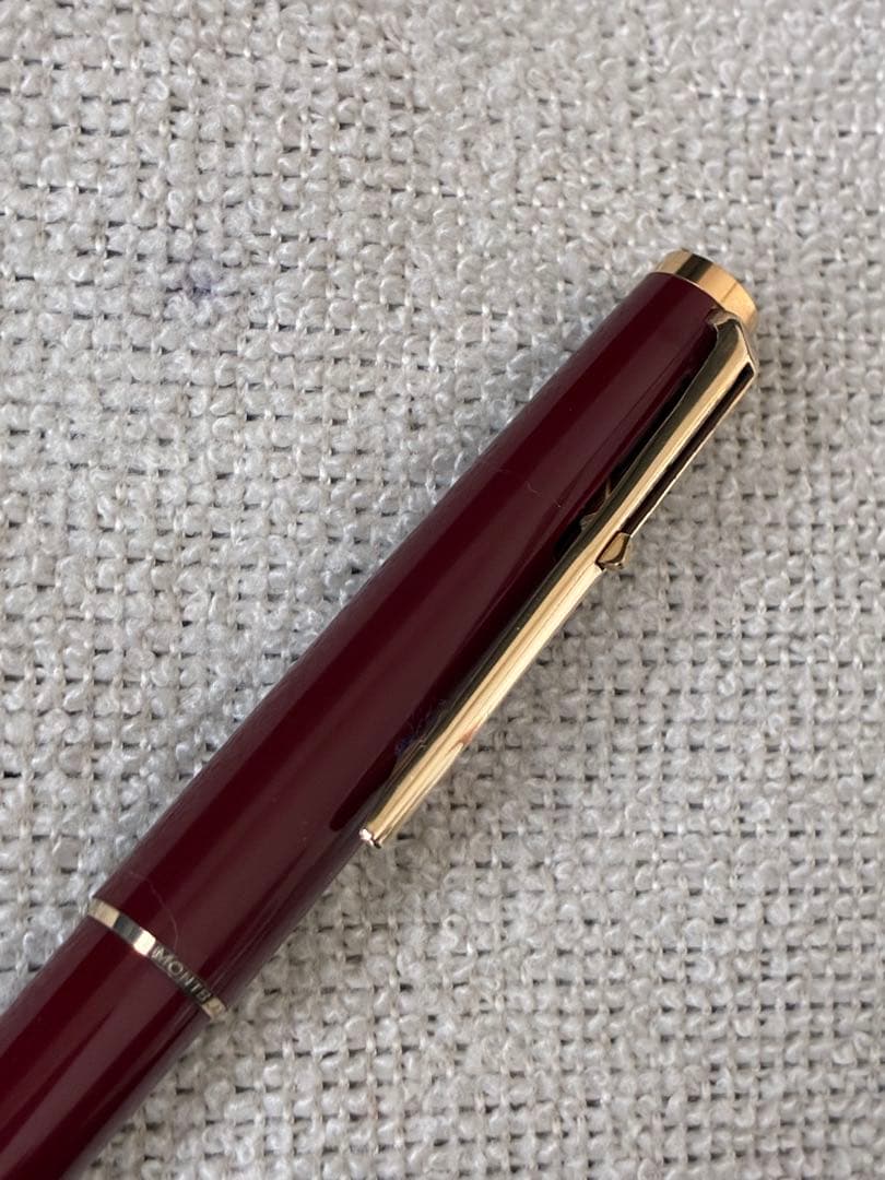◾️MONT BLANC モンブラン◾️ハンマートリガー式ボールペン◾️ボルドー色◾️