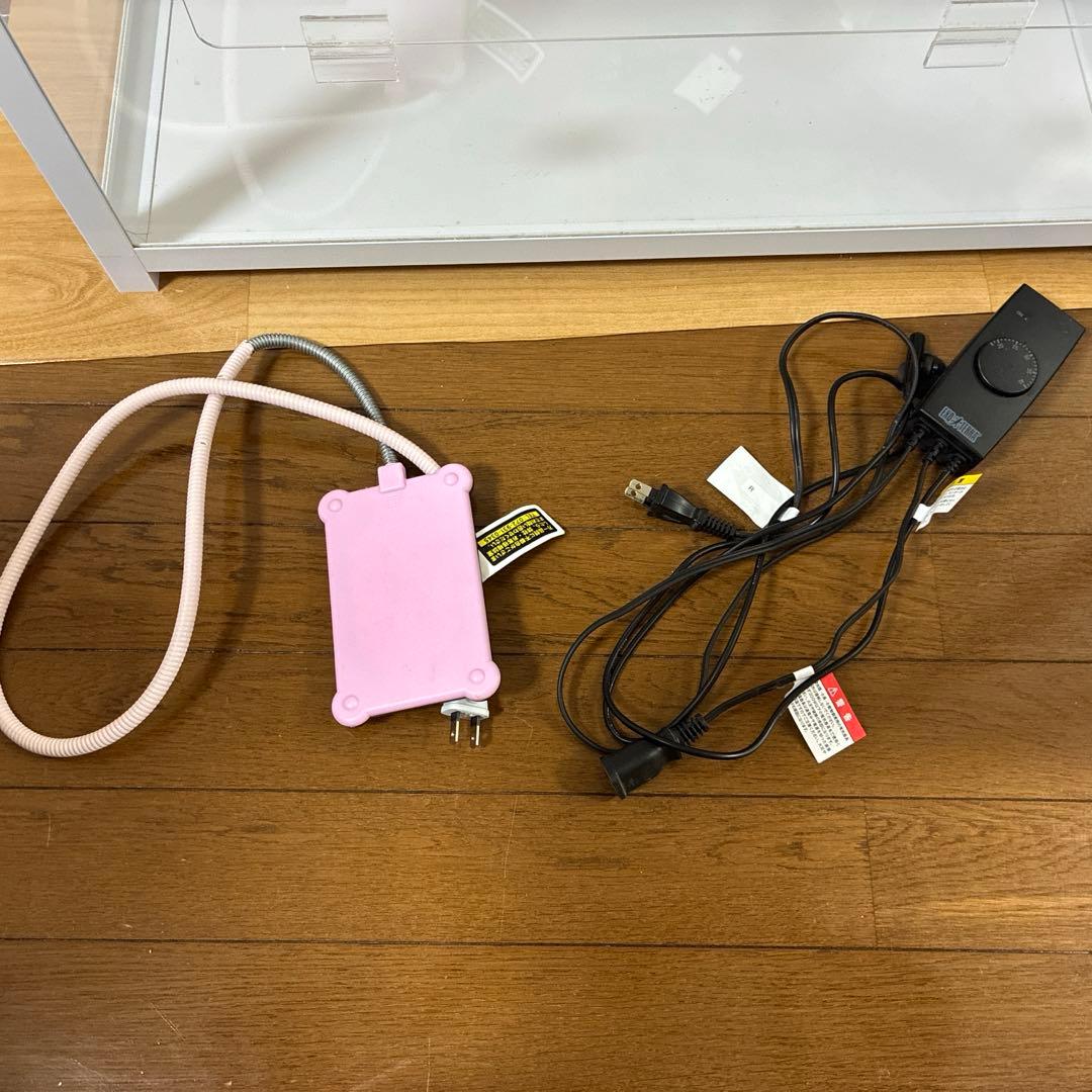ハムスターブカスターケージ暖突 ヒーター付き (自動温度調節機もお付けします！)