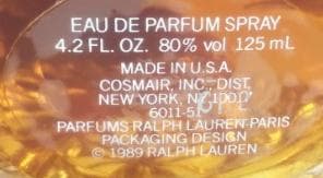 ラルフローレン　サファリ 125ml オードパルファム