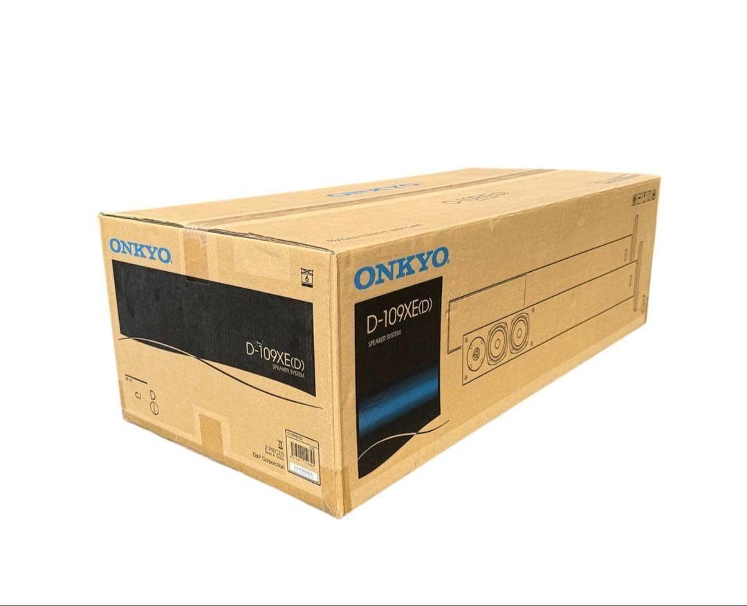 ONKYO オンキョー 2ウェイ・スピーカーシステム 黒モデル D109XEB