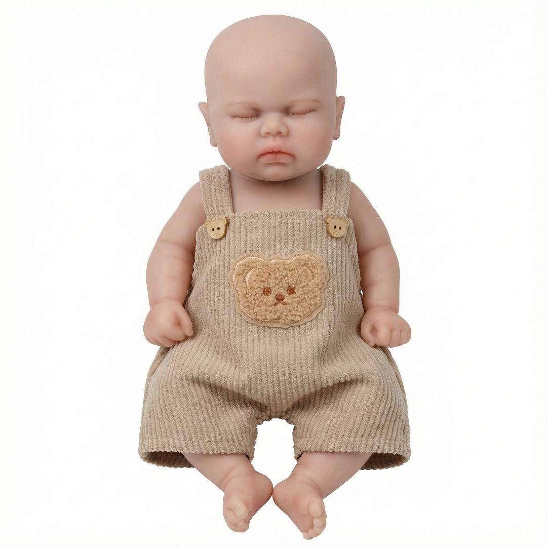 リボンドール☆フルシリコンベビー男の子お洋服付き