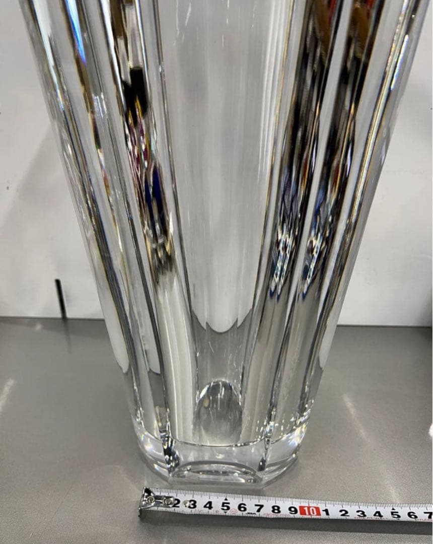a*3様 バカラ ポリーヌ花瓶フラワーベース　大型サイズBaccarat 花器