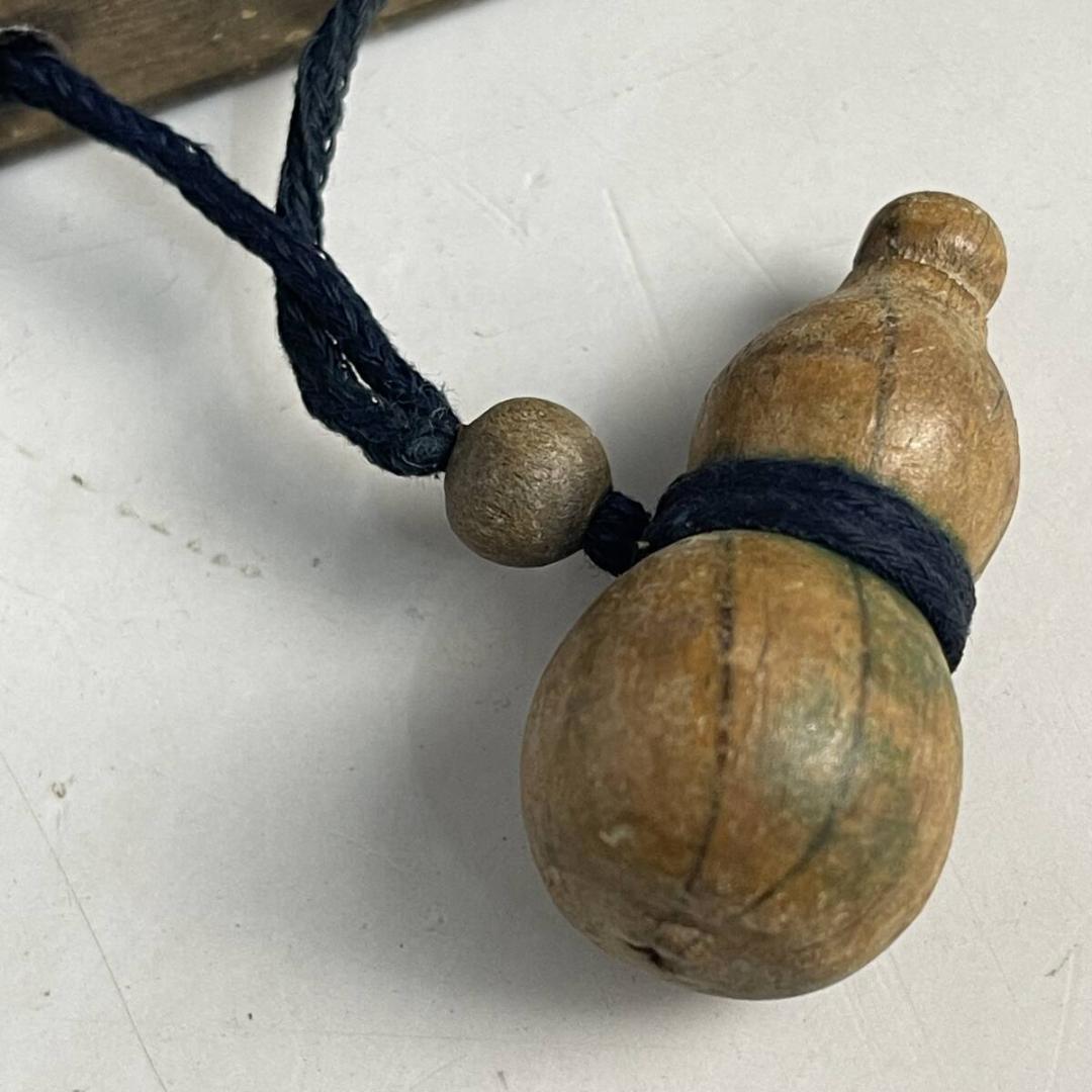昭和レトロ 道具箱 瓢箪根付 タナゴ 鮒 ふな 小鮒 釣具 道具箱 木箱
