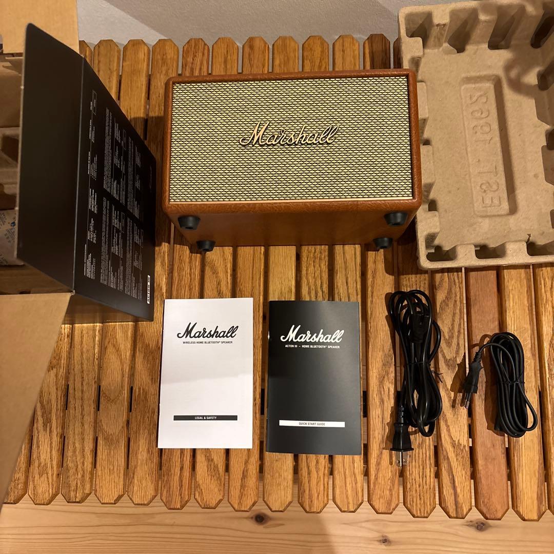 Marshall Acton III ワイヤレススピーカー　アクトン3 ブラウン