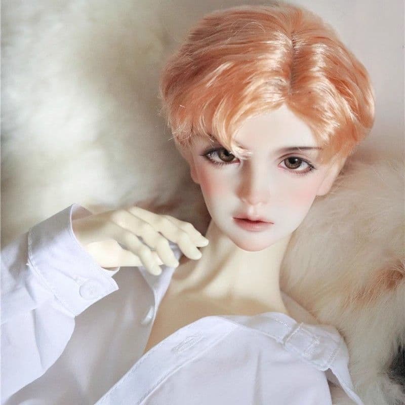 AX603 BJD 1/3 人形 ドール ウィッグ カツラ 耐熱 ハンドメイド