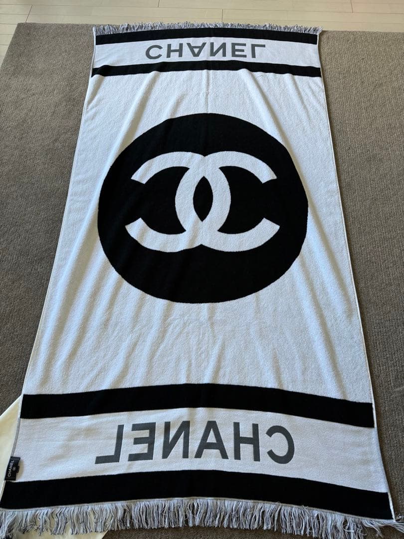 CHANEL ビーチタオル　180×100