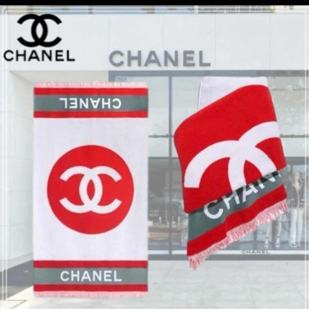 CHANEL ビーチタオル　180×100