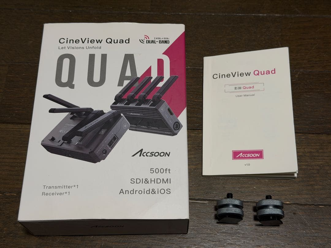 Accsoon CineView Quad ワイヤレス映像伝送システム