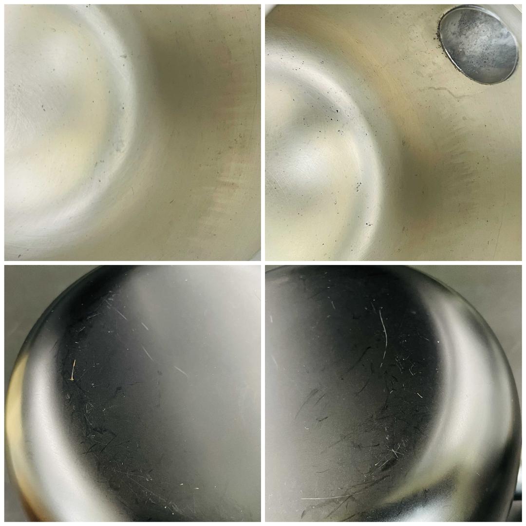 秀峰堂造 銅製 腰黒 水注 口蓋付 水次 薬缶 共箱 茶道具 R8SA24