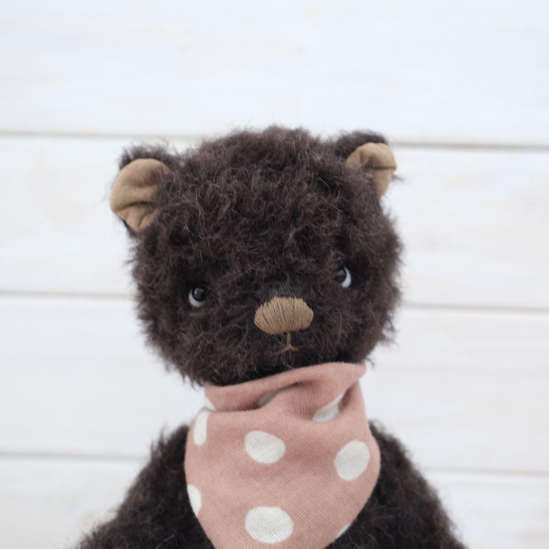 黒くまさんのぬいぐるみ　ぬいぐるみ　テディベア　teddy bear