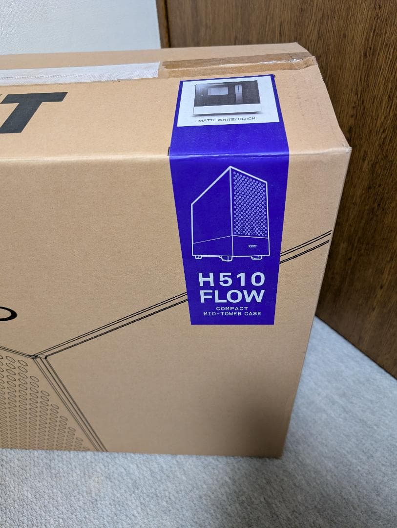 NZXT H510 FLOW ATXケース マットホワイト/ブラック