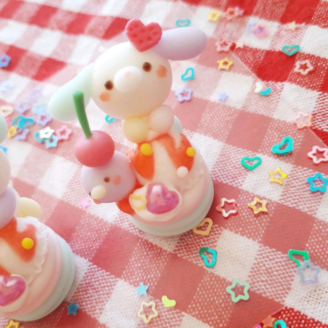 ゆめかわ二段パンケーキ♡うさぎちゃん