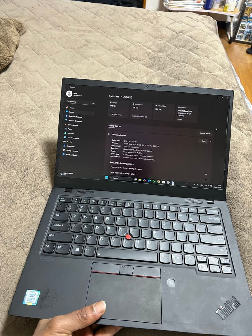 Windowsノート本体 ThinkPad Intel Core i716GB 256GB SSD