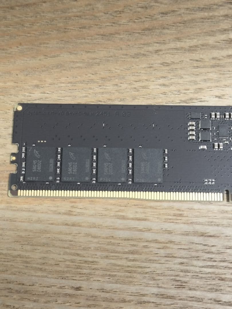 Crucial DDR5 16GB 5600 UDIMM メモリ 動作未確認