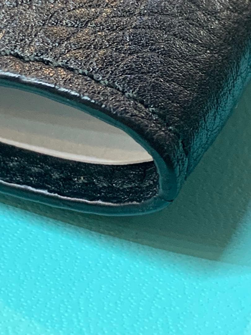 美品 TIFFANY&Co. ティファニー レザー パスポートケース 手帳カバー