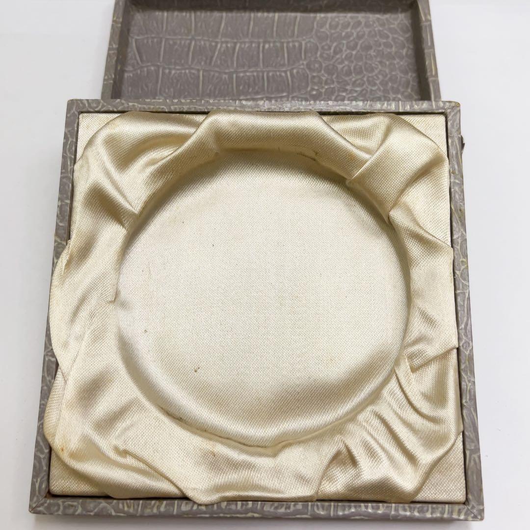 未使用保管品 コンパクト ミラー 貝細工 アンティーク 昭和 レトロ
