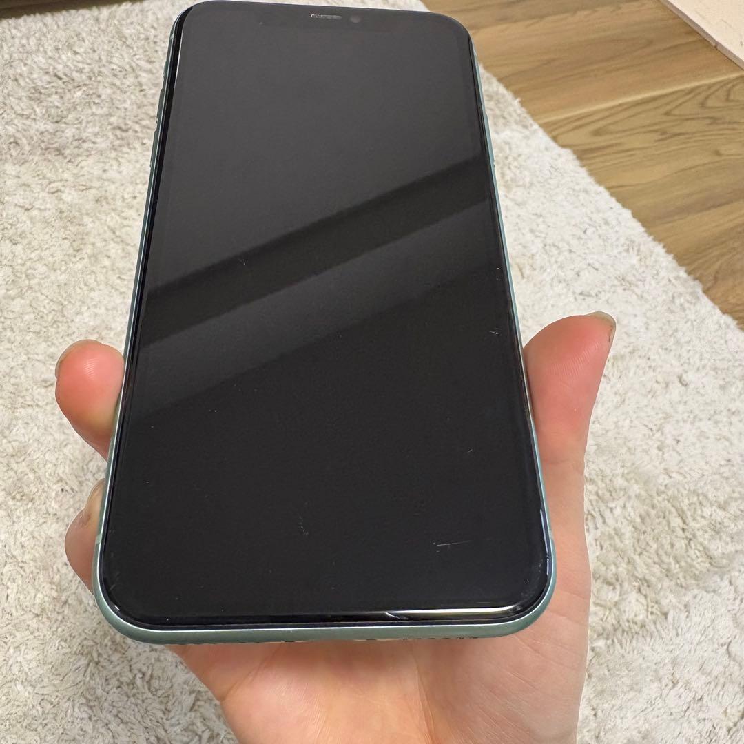 iPhone 11 (バッテリー交換済み・SIMフリー)・ケース・保護フィルム