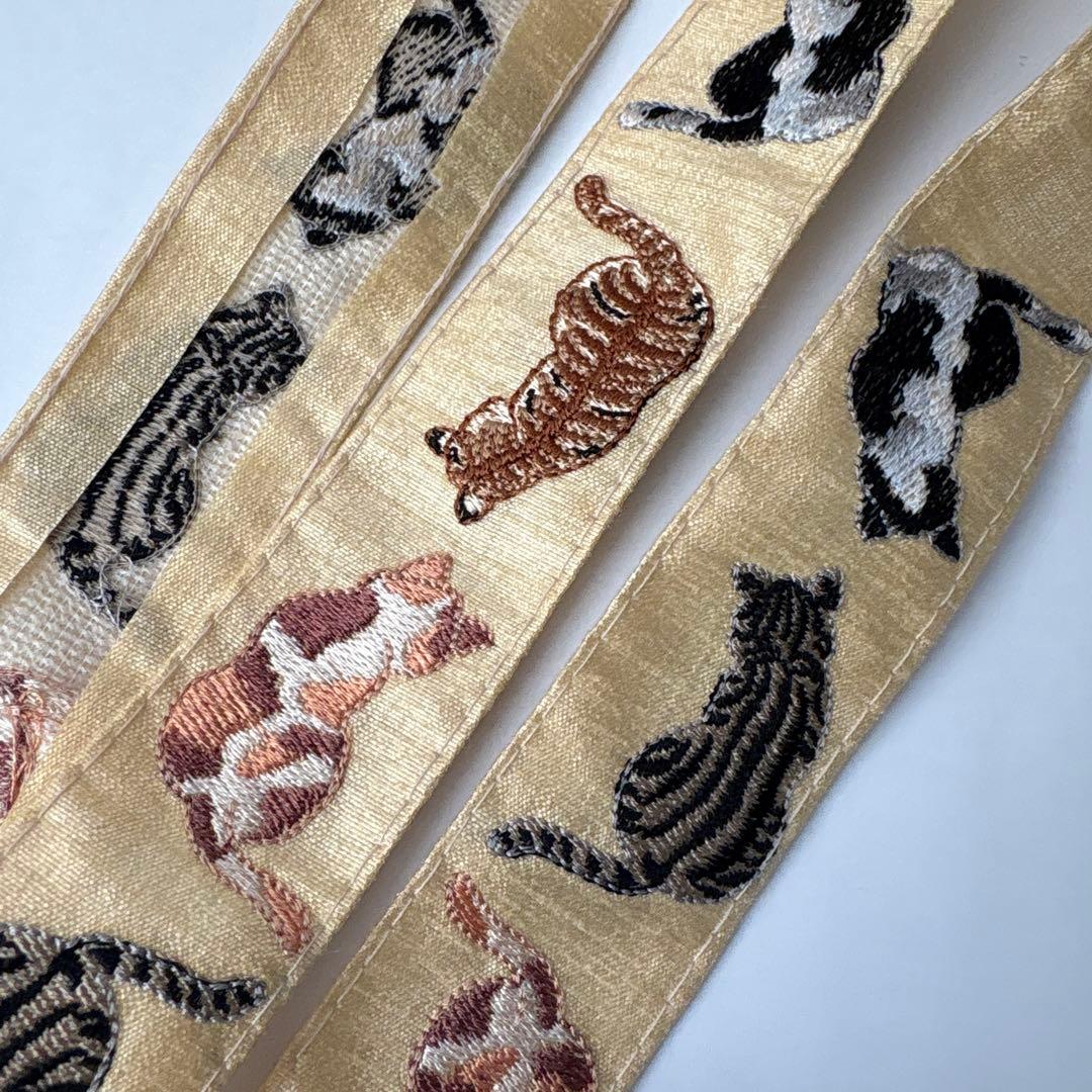 インド刺繍リボン♡くねっとねこちゃん ♡ シリーズ
