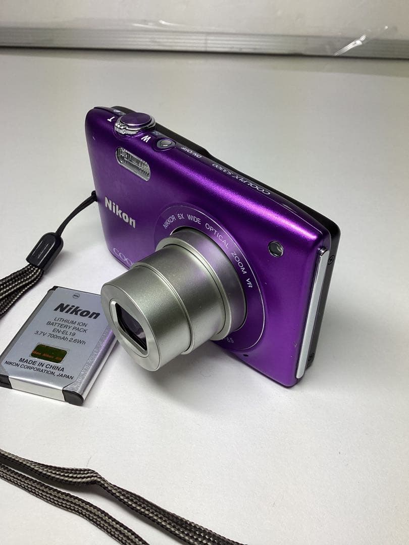 m*b様 ジャンク　Nikon COOLPIX S3300 パープル デジタルカ