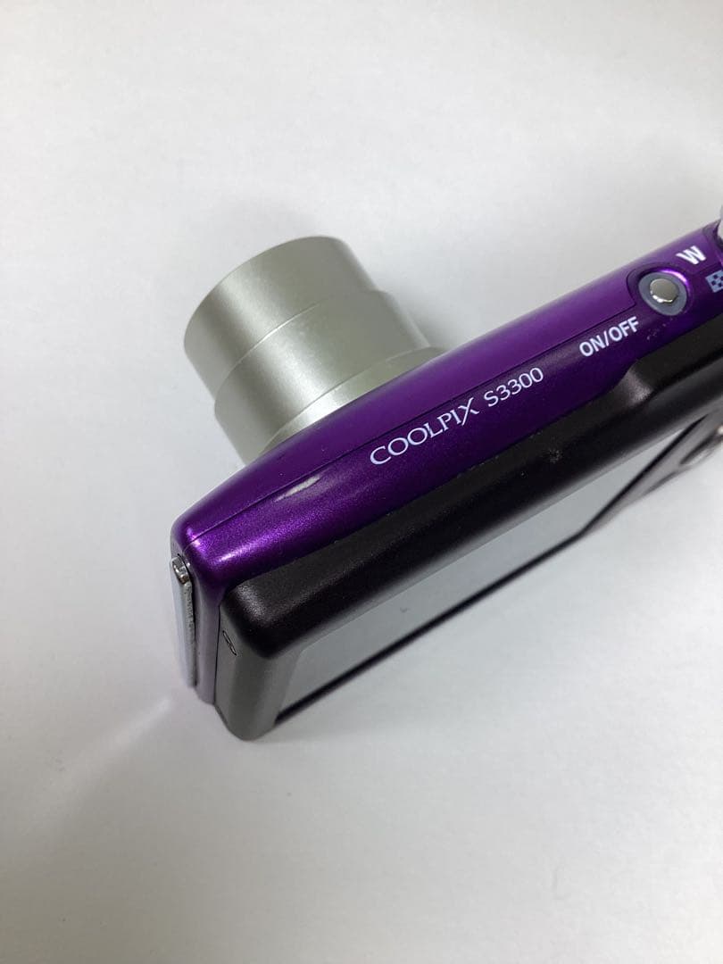 m*b様 ジャンク　Nikon COOLPIX S3300 パープル デジタルカ
