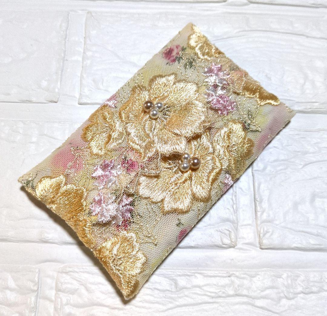 モコ　ポケットティッシュケース　ハンドメイド