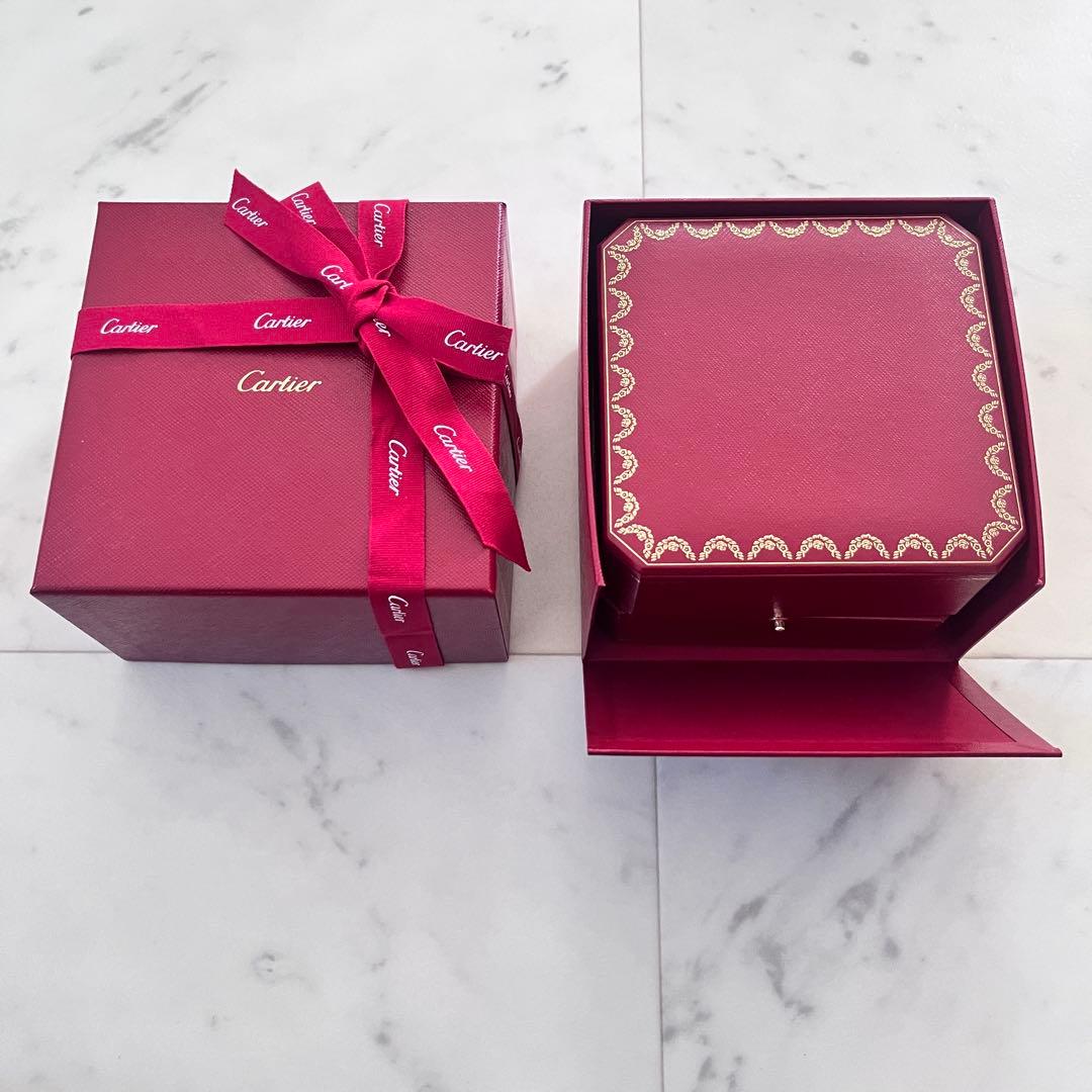 Cartier カルティエ 現行 ブレス バングル ケース 空箱 リボン 訳あり