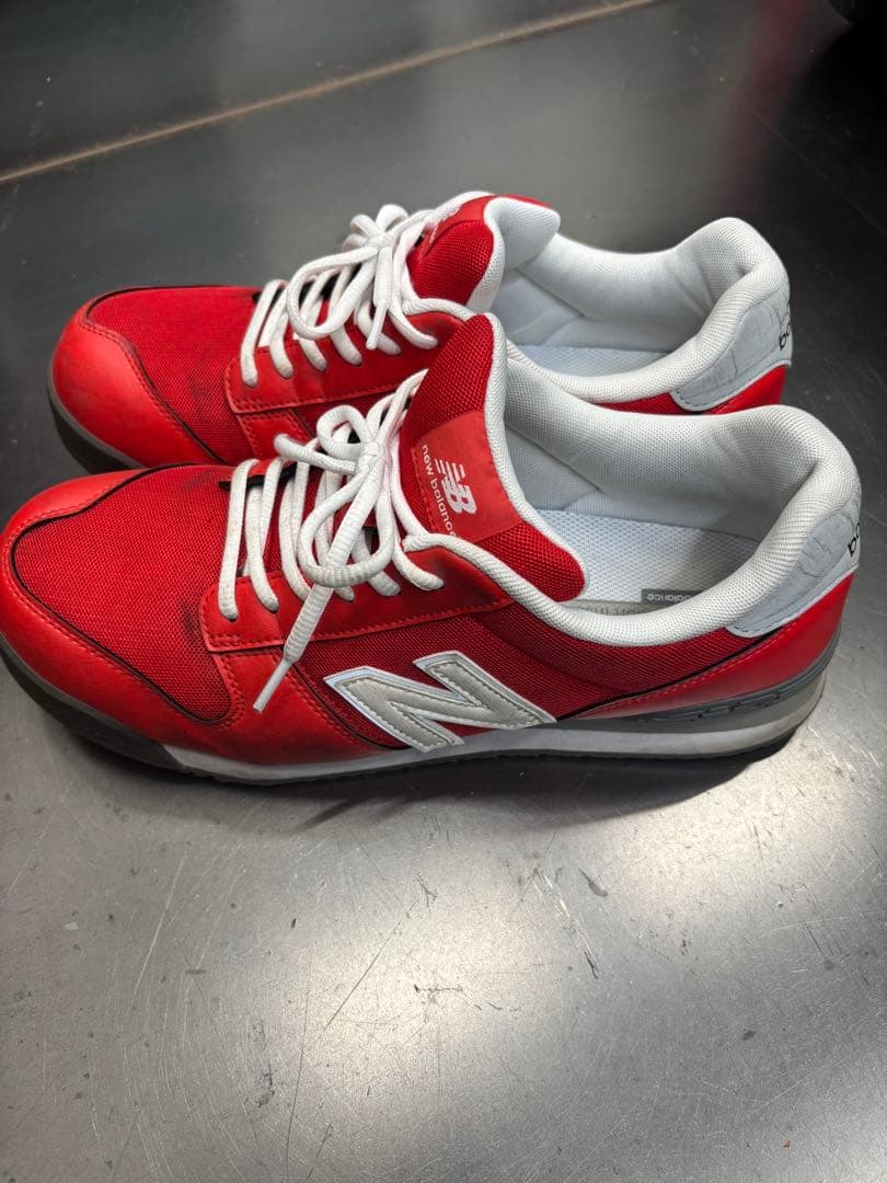 New Balance 27 赤　安全靴