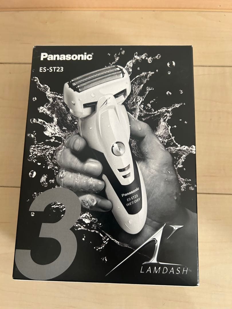 【新品未使用】Panasonic メンズ電気シェーバー ES-ST23（白）