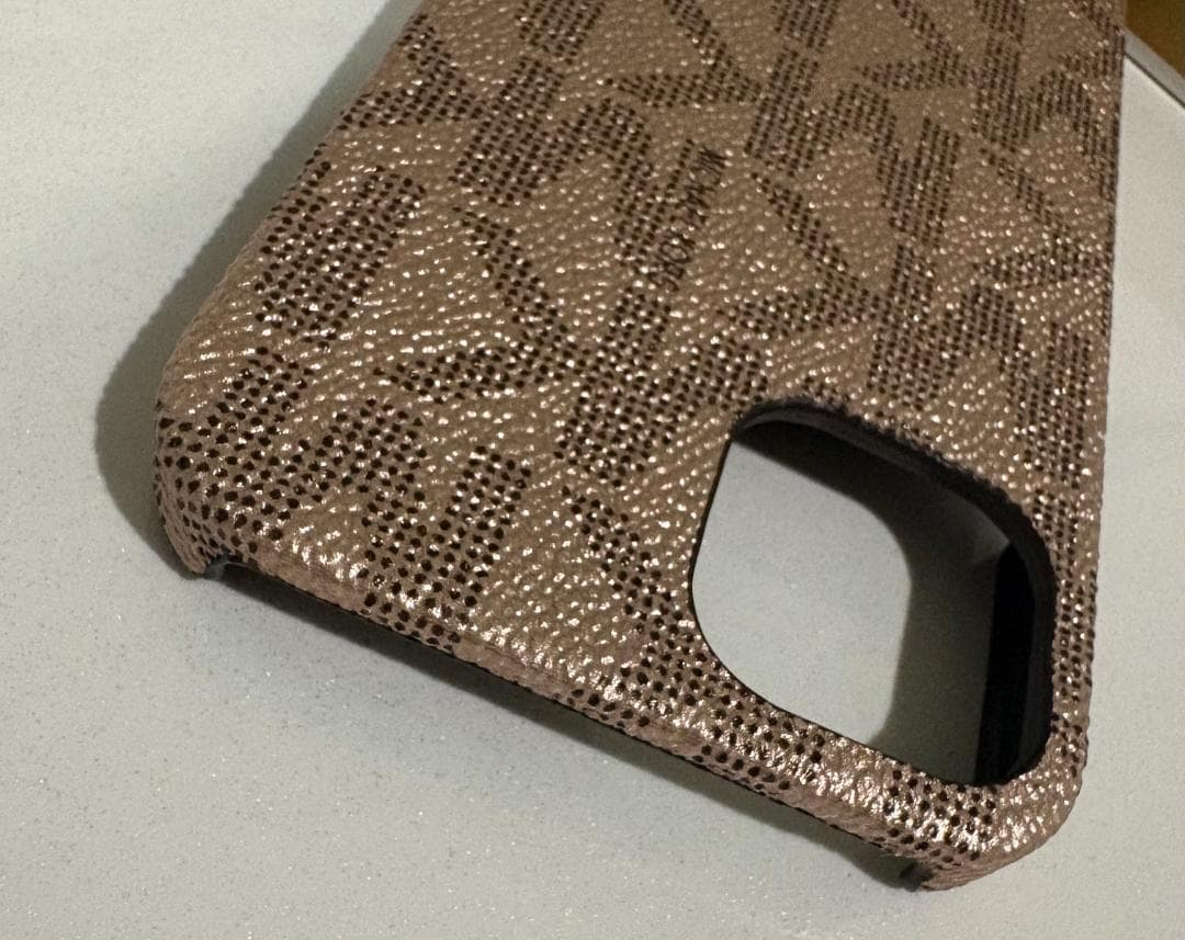 【正規品】 マイケルコース iPhone13 対応 ケース ローズ ロゴ