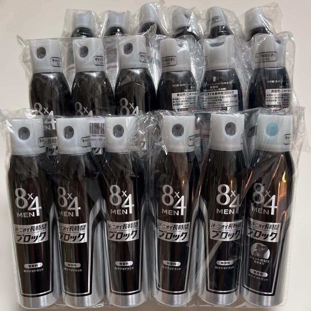 ８ｘ４ＭＥＮ デオドラントスプレー 無香料 135g 　18本セット