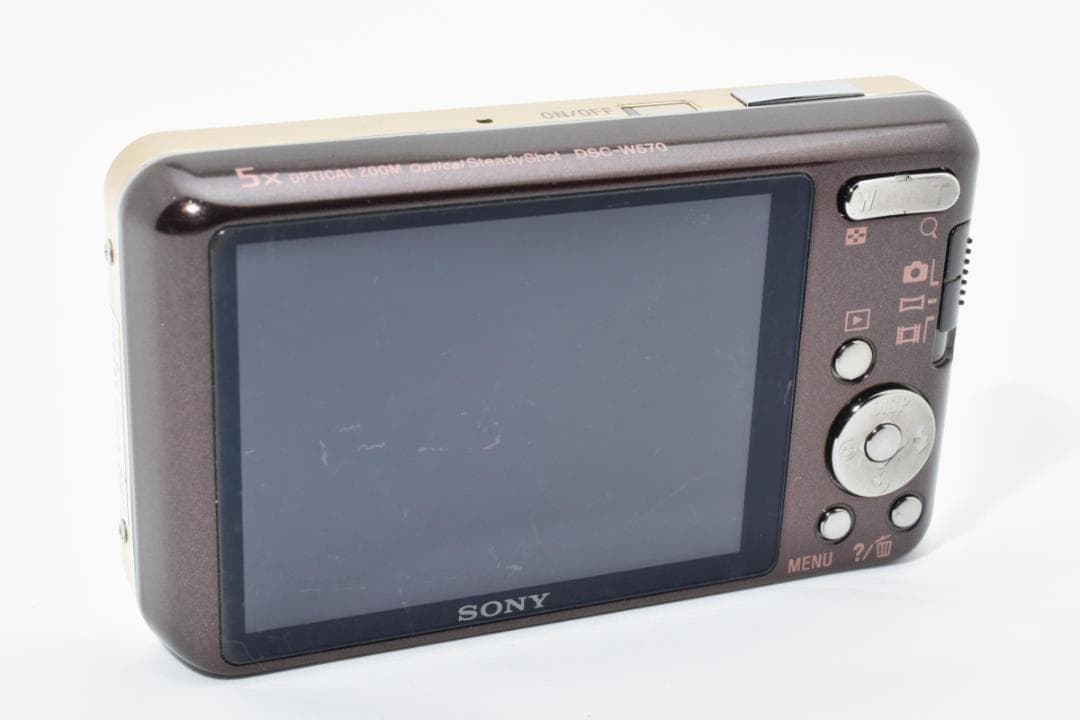 ソニー　SONY Cyber-shot DSC-W570 ゴールド　動作確認済み