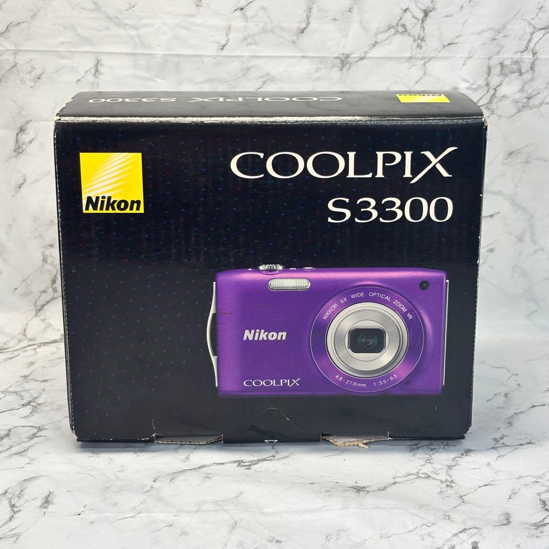 ✨美品・付属品完備✨Nikon COOLPIX S3300 付属品完備 パープル