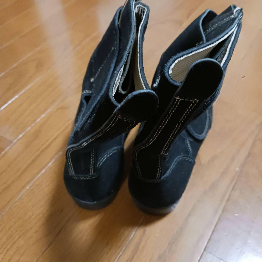 【希少ベロア生地】高所溶接用安全靴★ノサックス★鍛冶鳶★24.0cm