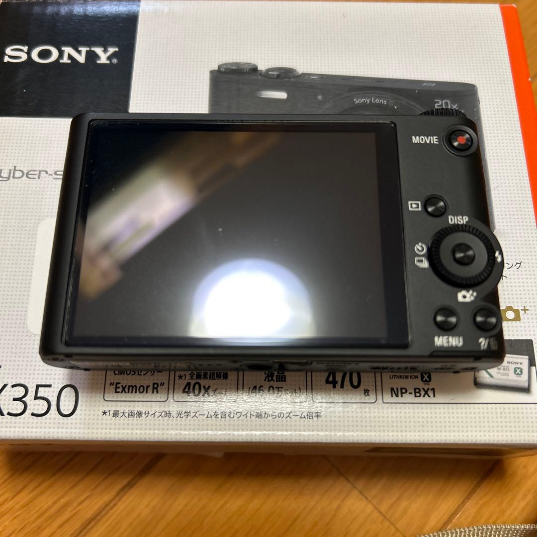 SONY DSC-WX350 コンデジ　美品　皮ケース付き